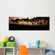 Line Trees Shoreline Silhouetted Wall Decal