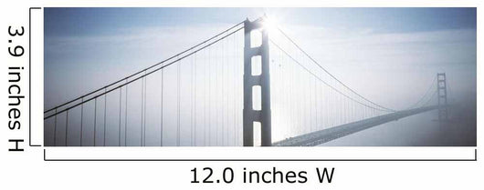 California San Francisco Golden Wall Decal