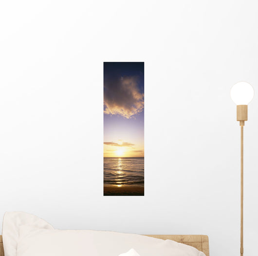 USA Hawaii Sunset over Wall Decal