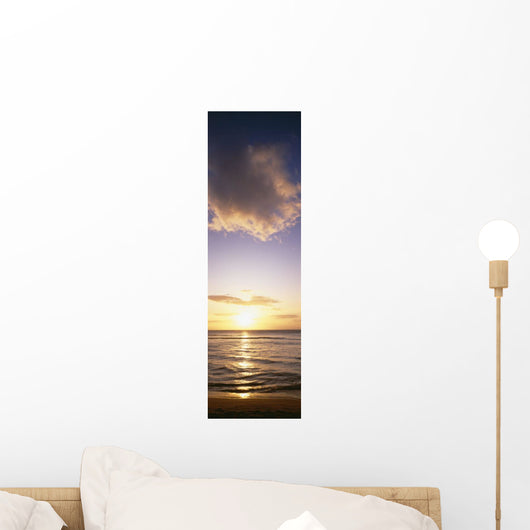 USA Hawaii Sunset over Wall Decal
