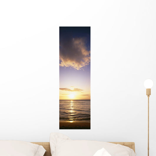 USA Hawaii Sunset over Wall Decal