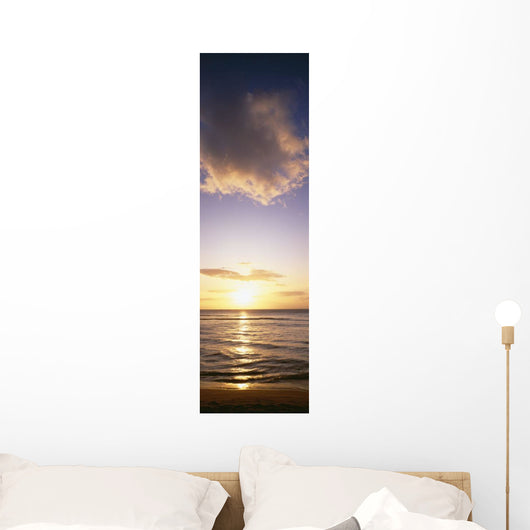 USA Hawaii Sunset over Wall Decal