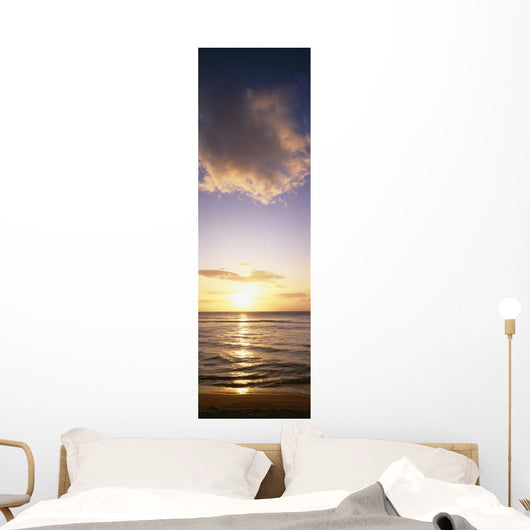 USA Hawaii Sunset over Wall Decal