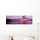 USA Hawaii Purple Sunset Wall Decal