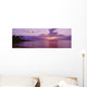 USA Hawaii Purple Sunset Wall Decal