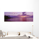 USA Hawaii Purple Sunset Wall Decal