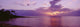 USA Hawaii Purple Sunset Wall Decal
