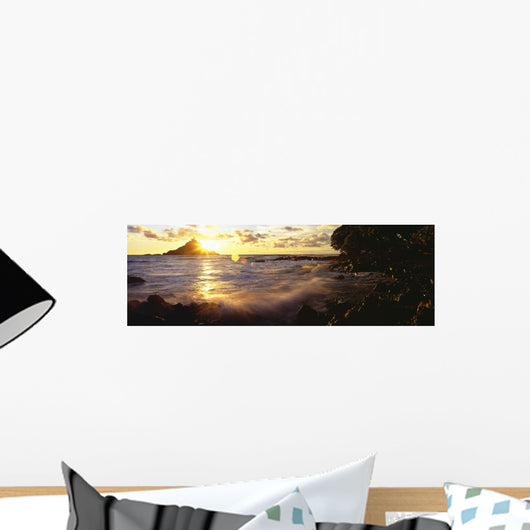 Sunrise Bursting over Alau Wall Decal