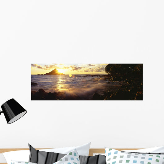 Sunrise Bursting over Alau Wall Decal