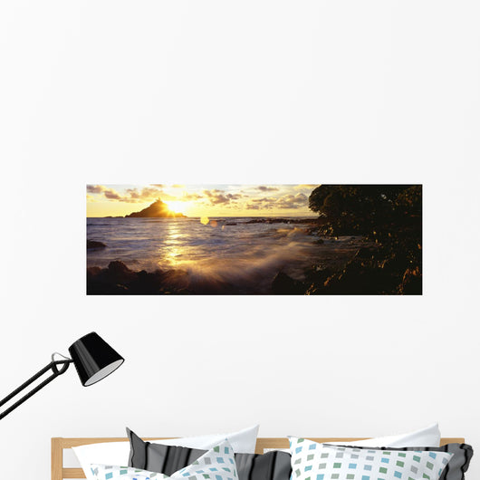 Sunrise Bursting over Alau Wall Decal