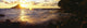 Sunrise Bursting over Alau Wall Decal