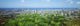 Panoramic City Buildings and Wall Decal
