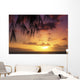 Hawaii Oahu Beautiful Sunset Wall Decal Design 3