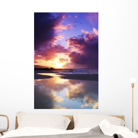 USA Hawaii Beautiful Sunset Wall Decal Design 3