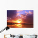 Hawaii Oahu Beautiful Sunset Wall Decal Design 2