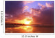Hawaii Oahu Beautiful Sunset Wall Decal Design 2