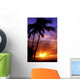 USA Hawaii Beautiful Sunset Wall Decal Design 1