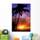 USA Hawaii Beautiful Sunset Wall Decal Design 1