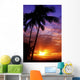 USA Hawaii Beautiful Sunset Wall Decal Design 1