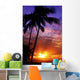 USA Hawaii Beautiful Sunset Wall Decal Design 1