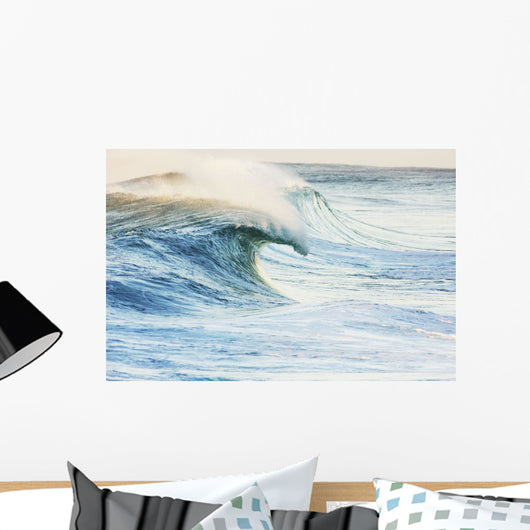 Hawaii Oahu Beautiful Wave Wall Decal Design 6