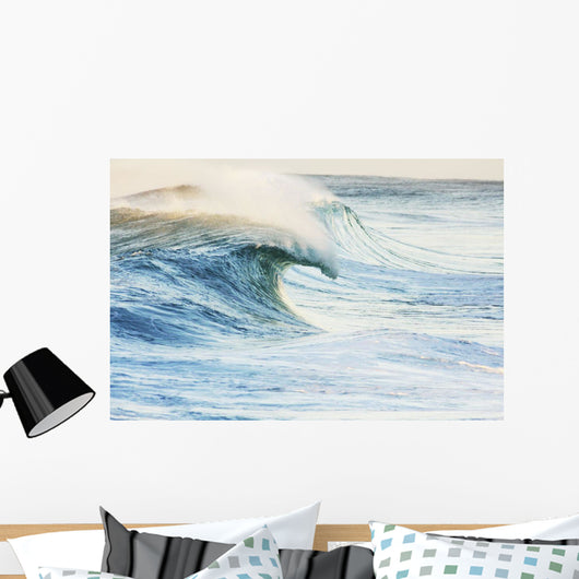 Hawaii Oahu Beautiful Wave Wall Decal Design 6