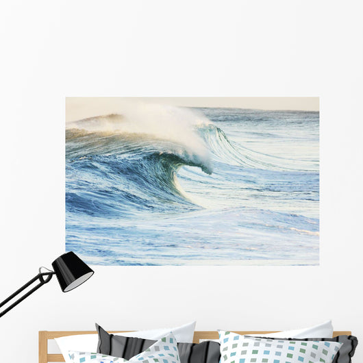 Hawaii Oahu Beautiful Wave Wall Decal Design 6