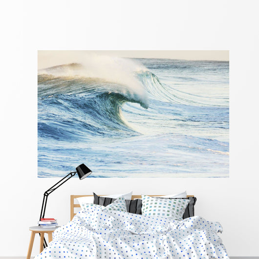 Hawaii Oahu Beautiful Wave Wall Decal Design 6