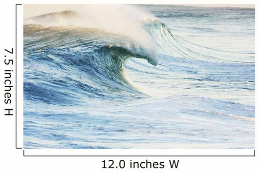 Hawaii Oahu Beautiful Wave Wall Decal Design 6