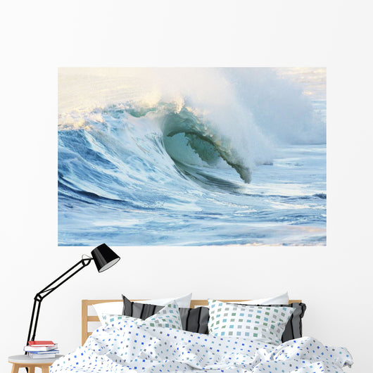 Hawaii Oahu Beautiful Wave Wall Decal Design 5