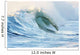 Hawaii Oahu Beautiful Wave Wall Decal Design 5
