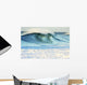 Hawaii Oahu Beautiful Wave Wall Decal Design 4