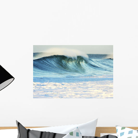 Hawaii Oahu Beautiful Wave Wall Decal Design 4