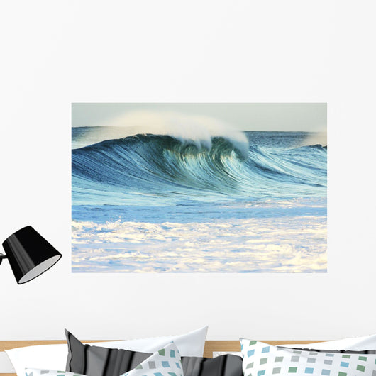 Hawaii Oahu Beautiful Wave Wall Decal Design 4