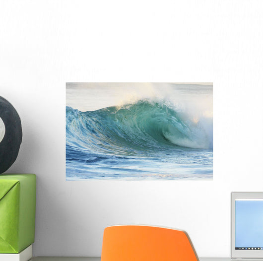 Hawaii Oahu Beautiful Wave Wall Decal Design 3