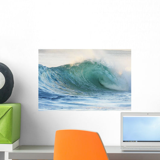 Hawaii Oahu Beautiful Wave Wall Decal Design 3