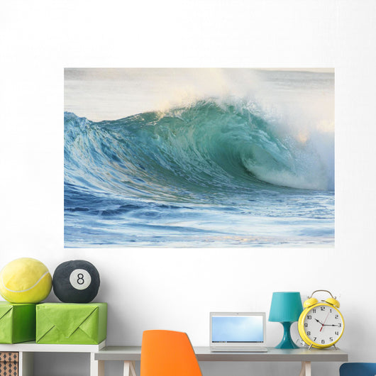 Hawaii Oahu Beautiful Wave Wall Decal Design 3