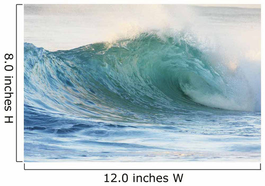 Hawaii Oahu Beautiful Wave Wall Decal Design 3