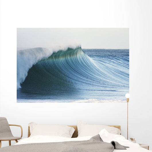 Hawaii Oahu Beautiful Wave Wall Decal Design 2