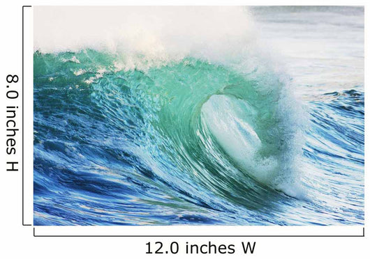 Hawaii Oahu Beautiful Wave Wall Decal Design 1