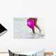Blurred Action Shot Woman's Wall Decal