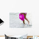 Blurred Action Shot Woman's Wall Decal