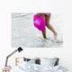 Blurred Action Shot Woman's Wall Decal
