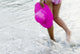 Blurred Action Shot Woman's Wall Decal