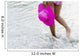 Blurred Action Shot Woman's Wall Decal