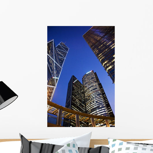 China Main Banking District Wall Decal