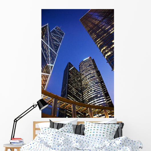 China Main Banking District Wall Decal