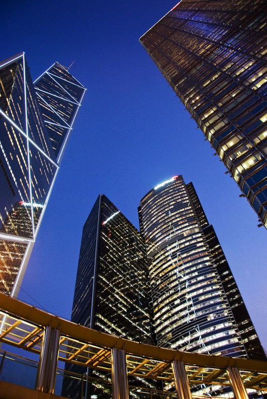 China Main Banking District Wall Decal