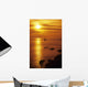 Thailand Orange Sunset over Wall Decal
