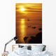 Thailand Orange Sunset over Wall Decal